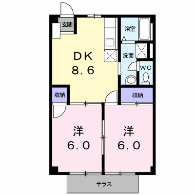 カレントハウスⅡＡ 104【管理NO：1-004565901-01040】 ★家具家電は申し込み後に搬入します★ ★2026年10月下旬入居可能★の物件画像