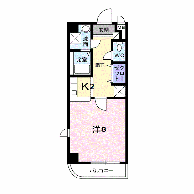 ニューメゾン森安 405【管理NO：1-012734101-04040】 ★家具家電は申し込み後に搬入します★の物件画像