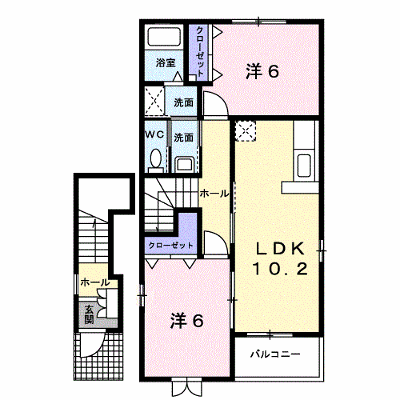 ジェントリー 201【管理NO：1-014453101-02010】 ★家具家電は申し込み後に搬入します★ ★2026年11月中旬入居可能★の物件画像