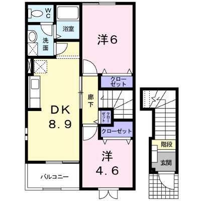 アスピラシオンⅡ 201【管理NO：1-012081502-02010】 ★家具家電は申し込み後に搬入します★ ★2026年10月下旬入居可能★の物件画像