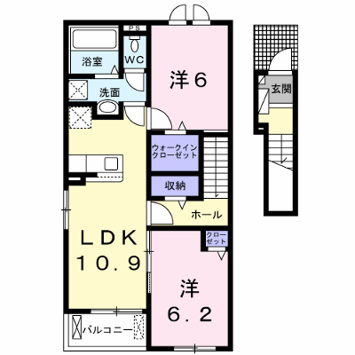 クレスト・コート　Ｂ 202【管理NO：1-026839802-02020】 ★家具家電は申し込み後に搬入します★の物件画像