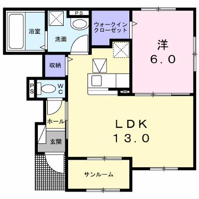 プリムローズＩ 102【管理NO：1-026416201-01020】 ★家具家電は申し込み後に搬入します★ ★2026年10月下旬入居可能★の物件画像