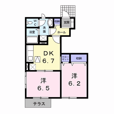 サザンヒルズＡ 103【管理NO：1-010940701-01030】 ★家具家電は申し込み後に搬入します★ ★2026年10月下旬入居可能★の物件画像