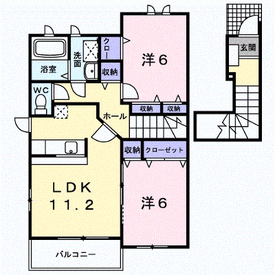 シャンブルブランＡ 202【管理NO：1-015870701-02020】 ★家具家電は申し込み後に搬入します★ ★2026年10月上旬入居可能★の物件画像