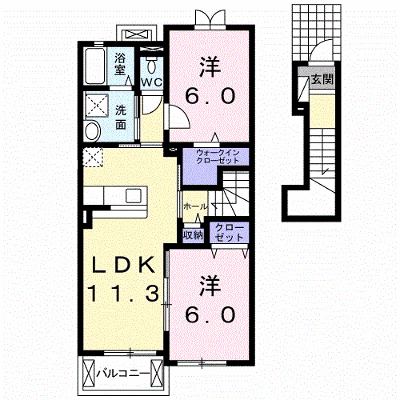 カーサ・エテルノ 203【管理NO：1-022423901-02030】 ★家具家電は申し込み後に搬入します★ ★2026年11月上旬入居可能★の物件画像