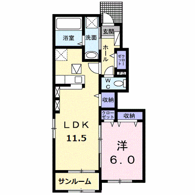 プランドールＲ 104【管理NO：1-024572701-01040】 ★家具家電は申し込み後に搬入します★の物件画像