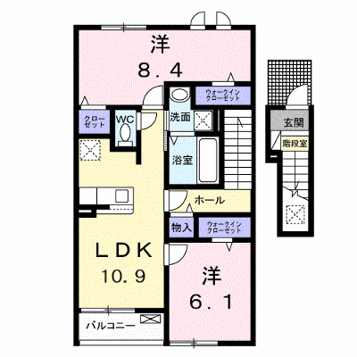 ＮＩＤＯ白い雲 203【管理NO：1-028790602-02030】 ★家具家電は申し込み後に搬入します★ ★2027年02月上旬入居可能★の物件画像