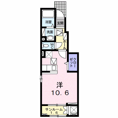 カーサ・アルバ 106【管理NO：1-026658201-01060】 ★家具家電は申し込み後に搬入します★ ★2026年11月中旬入居可能★の物件画像