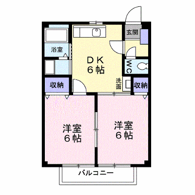 ファーテェイルアース 202【管理NO：1-005984001-02020】 ★家具家電は申し込み後に搬入します★の物件画像