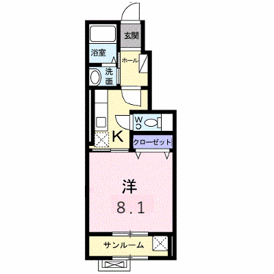 カーサ　エヌ 104【管理NO：1-020713401-01040】 ★家具家電は申し込み後に搬入します★ ★2026年11月中旬入居可能★の物件画像