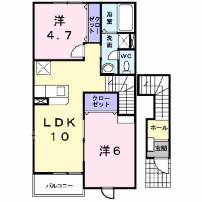 ソレイユルヴァン町裏 201【管理NO：1-014232601-02010】 ★家具家電は申し込み後に搬入します★ ★2026年10月下旬入居可能★の物件画像