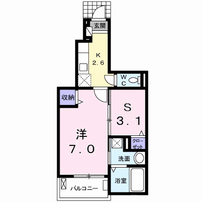 Ｒａｉｎｂｏｗ　Ｓｋｙ　ｚ 103【管理NO：1-021776103-01030】 ★家具家電は申し込み後に搬入します★ ★2026年11月中旬入居可能★の物件画像