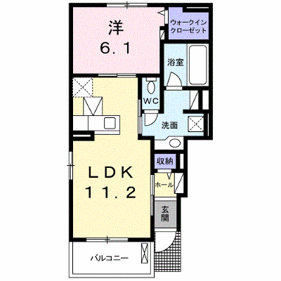 ウエストサニーガーデン 101【管理NO：1-021483901-01010】 ★家具家電は申し込み後に搬入します★ ★2026年10月下旬入居可能★の物件画像