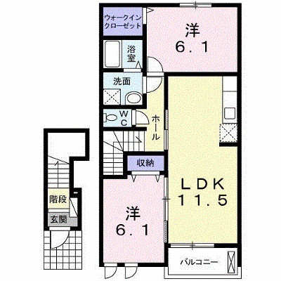 コリエンテ 202【管理NO：1-016523201-02020】 ★家具家電は申し込み後に搬入します★ ★2026年10月中旬入居可能★の物件画像
