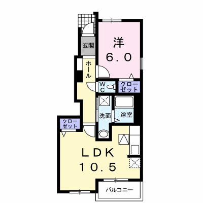 フルールⅡ 101【管理NO：1-017036702-01010】 ★家具家電は申し込み後に搬入します★の物件画像
