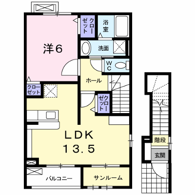 アドバンスＫＴⅡ 202【管理NO：1-015730202-02020】 ★家具家電は申し込み後に搬入します★ ★2026年10月中旬入居可能★の物件画像