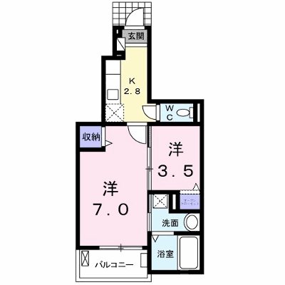 ヴィラ　アルメリア　Ⅱ 102【管理NO：1-023583301-01020】 ★家具家電は申し込み後に搬入します★ ★2026年10月下旬入居可能★の物件画像
