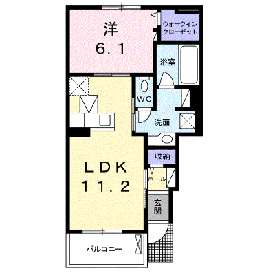 ブリーゼＴ２ 104【管理NO：1-020389902-01040】 ★家具家電は申し込み後に搬入します★ ★2026年10月上旬入居可能★の物件画像