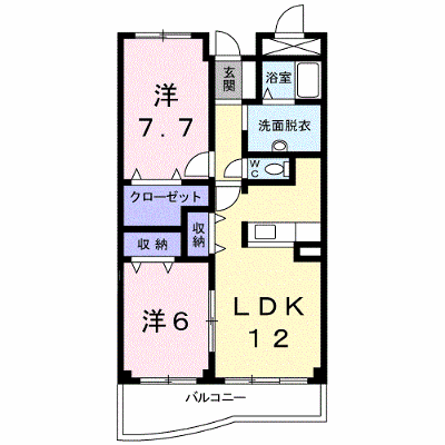 ラフィーネＹａｍａｇｕｃｈｉ 202【管理NO：1-010725701-02020】 ★家具家電は申し込み後に搬入します★の物件画像