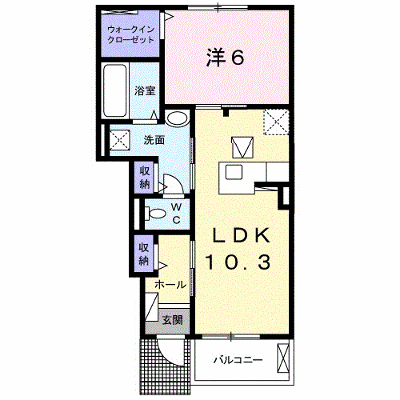 サルサージュⅠ 102【管理NO：1-024918902-01020】 ★家具家電は申し込み後に搬入します★ ★2026年11月上旬入居可能★の物件画像