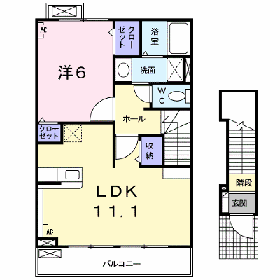 イノセント　フェアリー 202【管理NO：1-019704701-02020】 ★家具家電は申し込み後に搬入します★ ★2026年10月下旬入居可能★の物件画像