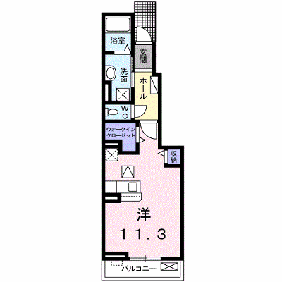 フランボワーズ　Ⅱ 103【管理NO：1-025320302-01030】 ★家具家電は申し込み後に搬入します★ ★2026年11月上旬入居可能★の物件画像