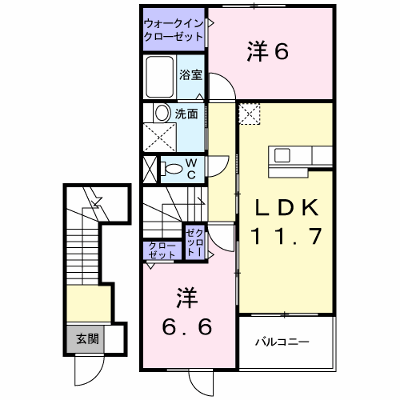 プラティークⅠ 203【管理NO：1-012551501-02030】 ★家具家電は申し込み後に搬入します★ ★2026年11月中旬入居可能★の物件画像