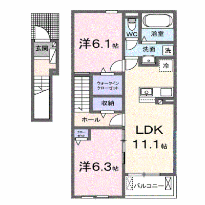 アルディエンテ栄町 203【管理NO：1-027057301-02030】 ★家具家電は申し込み後に搬入します★ ★2026年10月中旬入居可能★の物件画像