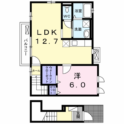 京　ＲＡＮＺＡＮ　Ⅱ 202【管理NO：1-025798501-02020】 ★家具家電は申し込み後に搬入します★ ★2026年10月中旬入居可能★の物件画像