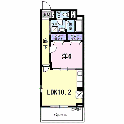 エスポワール 208【管理NO：1-024194101-02080】 ★家具家電は申し込み後に搬入します★の物件画像