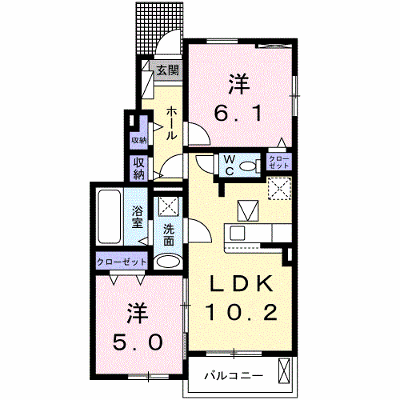 ルワンジュ草尾　Ⅰ 101【管理NO：1-025899601-01010】 ★家具家電は申し込み後に搬入します★ ★2026年11月上旬入居可能★の物件画像
