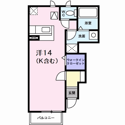 ランブロス 102【管理NO：1-014044501-01020】 ★家具家電は申し込み後に搬入します★ ★2026年10月下旬入居可能★の物件画像