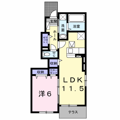 グラン・ア－ブル　Ⅰ 101【管理NO：1-025502501-01010】 ★家具家電は申し込み後に搬入します★ ★2026年10月下旬入居可能★の物件画像