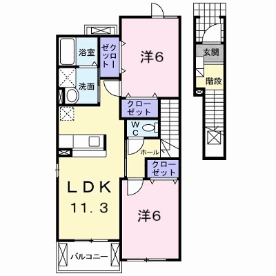 メリディアン・Ｍ 204【管理NO：1-013690201-02040】 ★家具家電は申し込み後に搬入します★ ★2026年10月中旬入居可能★の物件画像