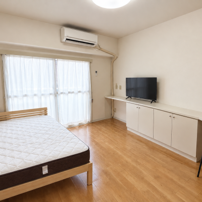 【J’sマンスリー津田沼 204】9月19日～入居可🌟厚さ20㎝超高密度ポケットコイルマットレス使用！津田沼駅まで徒歩5分！近隣に大型商業施設あり！都心・空港へのアクセス良好☆【インターネット無料】の物件画像