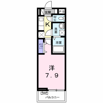 ミニョンフルール 205【管理NO：1-025183301-02040】 ★家具家電は申し込み後に搬入します★ ★2026年09月下旬入居可能★の物件画像