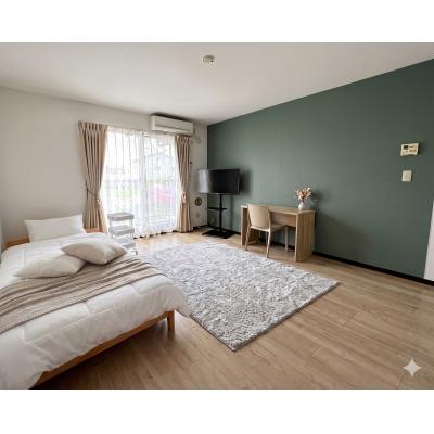 コスパだけじゃない“快適さ重視”マンスリータウン吉岡町B301【2名入居OK／2LDK🏡】【Wi-Fi無料】の物件画像