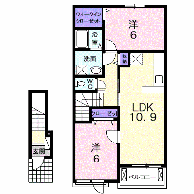 ラ・メゾン・ド・ショコラ 203【管理NO：1-018831201-02030】 ★家具家電は申し込み後に搬入します★ ★2026年11月中旬入居可能★の物件画像