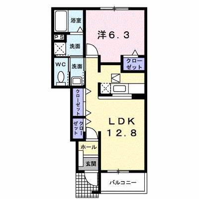 プラシ－ド　メゾン 102【管理NO：1-014113801-01020】 ★家具家電は申し込み後に搬入します★ ★2026年10月上旬入居可能★の物件画像