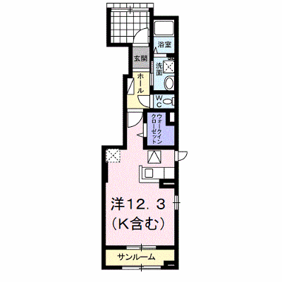 スプレンドルＣ 101【管理NO：1-018913401-01010】 ★家具家電は申し込み後に搬入します★ ★2026年10月上旬入居可能★の物件画像