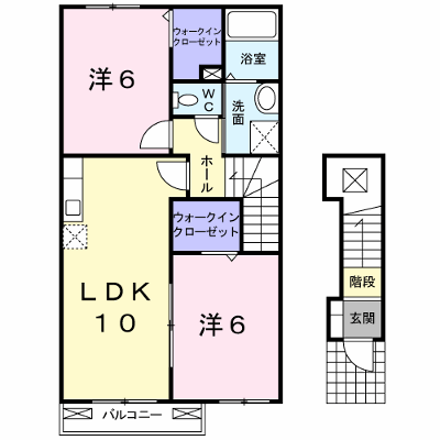 アル・クレジオ 202【管理NO：1-014951801-02020】 ★家具家電は申し込み後に搬入します★の物件画像