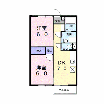 サンシャインサトウ 202【管理NO：1-005181001-02020】 ★家具家電は申し込み後に搬入します★ ★2026年12月中旬入居可能★の物件画像