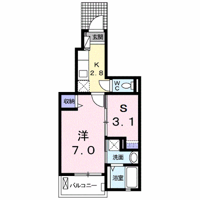 フェアリー 102【管理NO：1-021662601-01020】 ★家具家電は申し込み後に搬入します★の物件画像