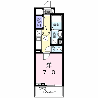 ウエストリバー　五番館 107【管理NO：1-026359701-01070】 ★家具家電は申し込み後に搬入します★の物件画像