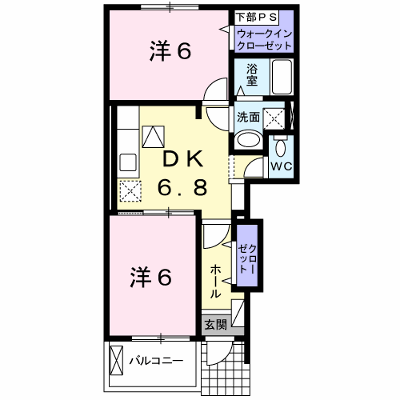 カーサ　ヴェルデ 103【管理NO：1-016217501-01030】 ★家具家電は申し込み後に搬入します★ ★2026年10月下旬入居可能★の物件画像
