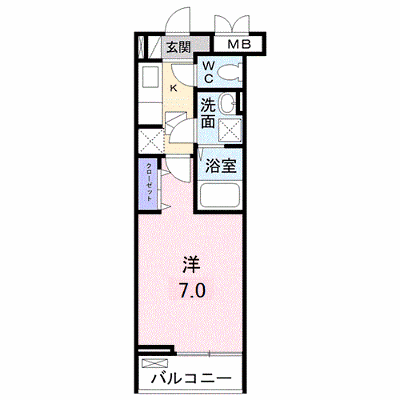フルリール 102【管理NO：1-025442701-01020】 ★家具家電は申し込み後に搬入します★ ★2026年10月下旬入居可能★の物件画像