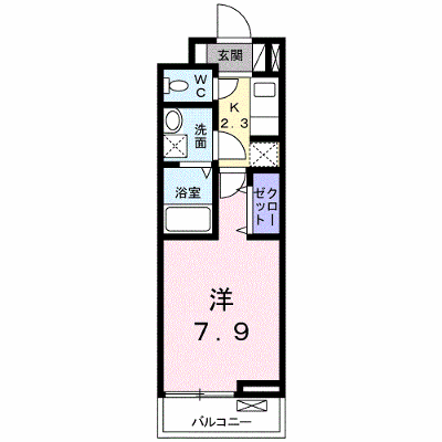 シャン・ド・フルール 202【管理NO：1-023165801-02020】 ★家具家電は申し込み後に搬入します★ ★2026年10月下旬入居可能★の物件画像
