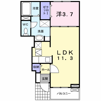 ブルームーンⅡ 102【管理NO：1-015431201-01020】 ★家具家電は申し込み後に搬入します★ ★2026年10月下旬入居可能★の物件画像