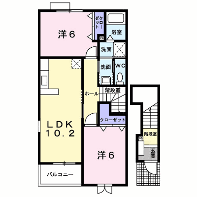サングリーンＣ 201【管理NO：1-013366203-02010】 ★家具家電は申し込み後に搬入します★ ★2026年11月中旬入居可能★の物件画像