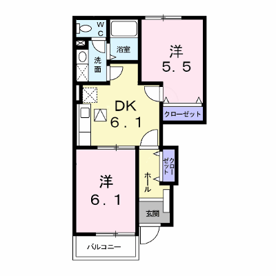 エステパルケ　Ｄ 102【管理NO：1-012374602-01020】 ★家具家電は申し込み後に搬入します★ ★2026年10月中旬入居可能★の物件画像